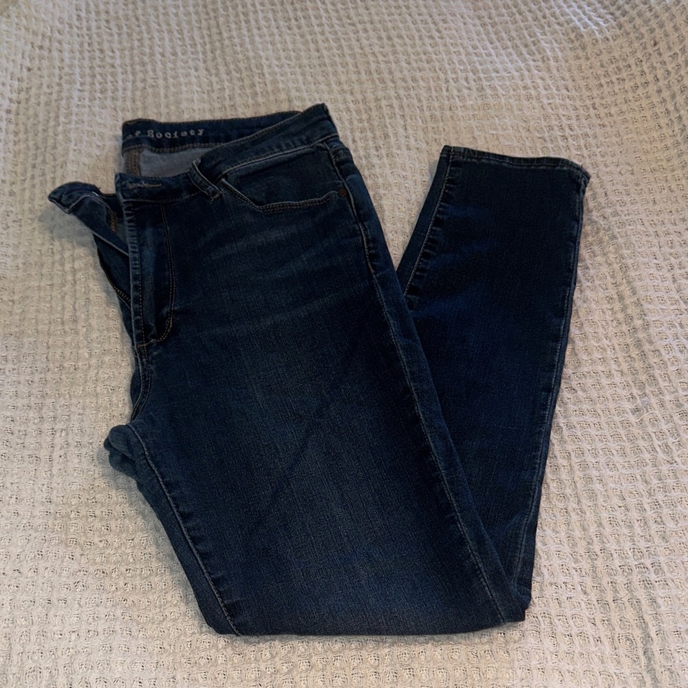 Articles Of Society Women's Dark Blue Skinny Jeans